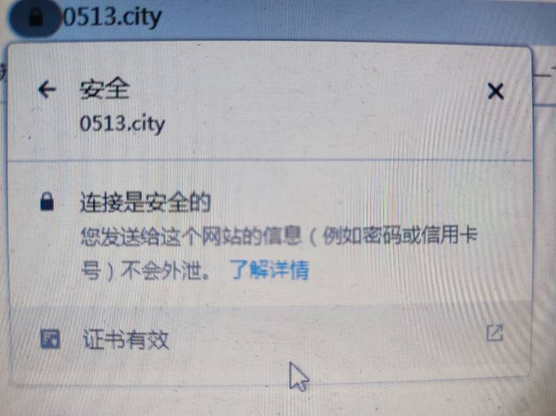 我的网站成功安装SSL证书