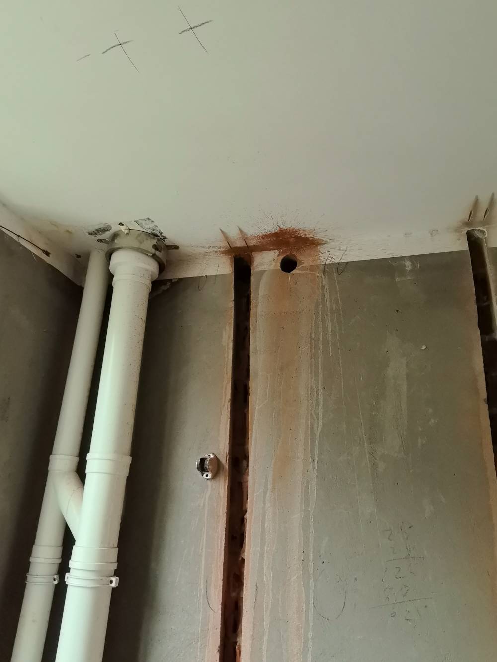 南通观河华府 1*-404 施工照片