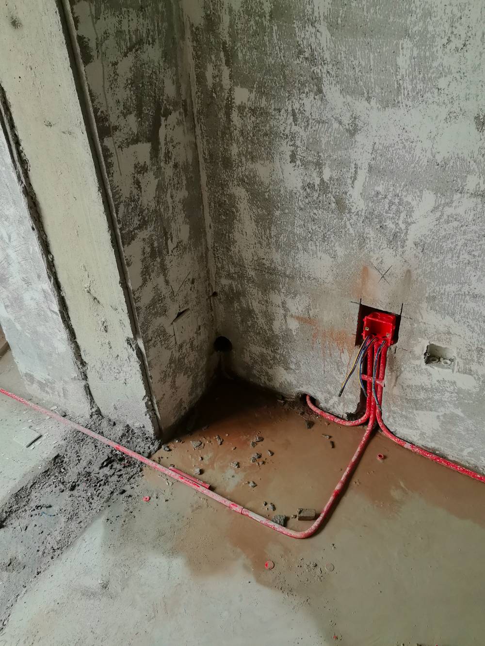 南通观河华府 1*-404 施工照片