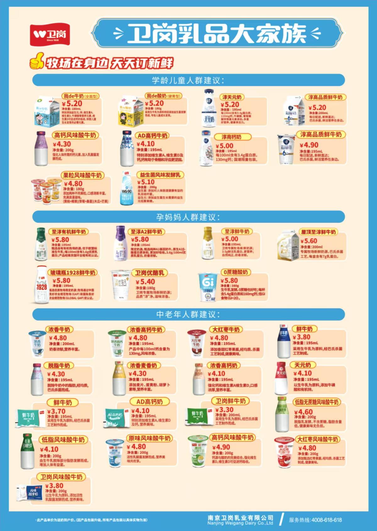 营养每一天，大女儿喝高钙奶，小女儿喝奶粉