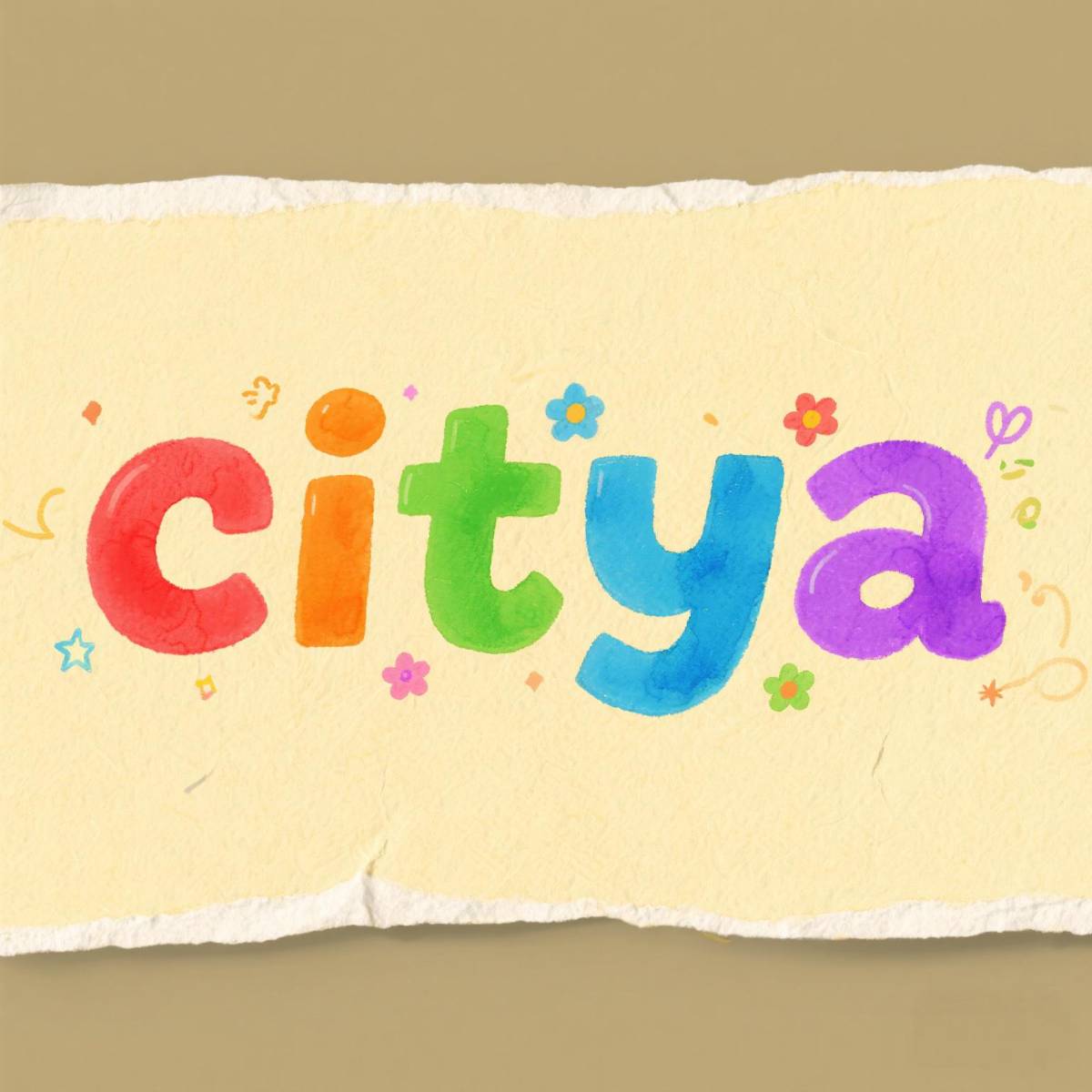 最近新买了域名citya.cn，我取名城芽