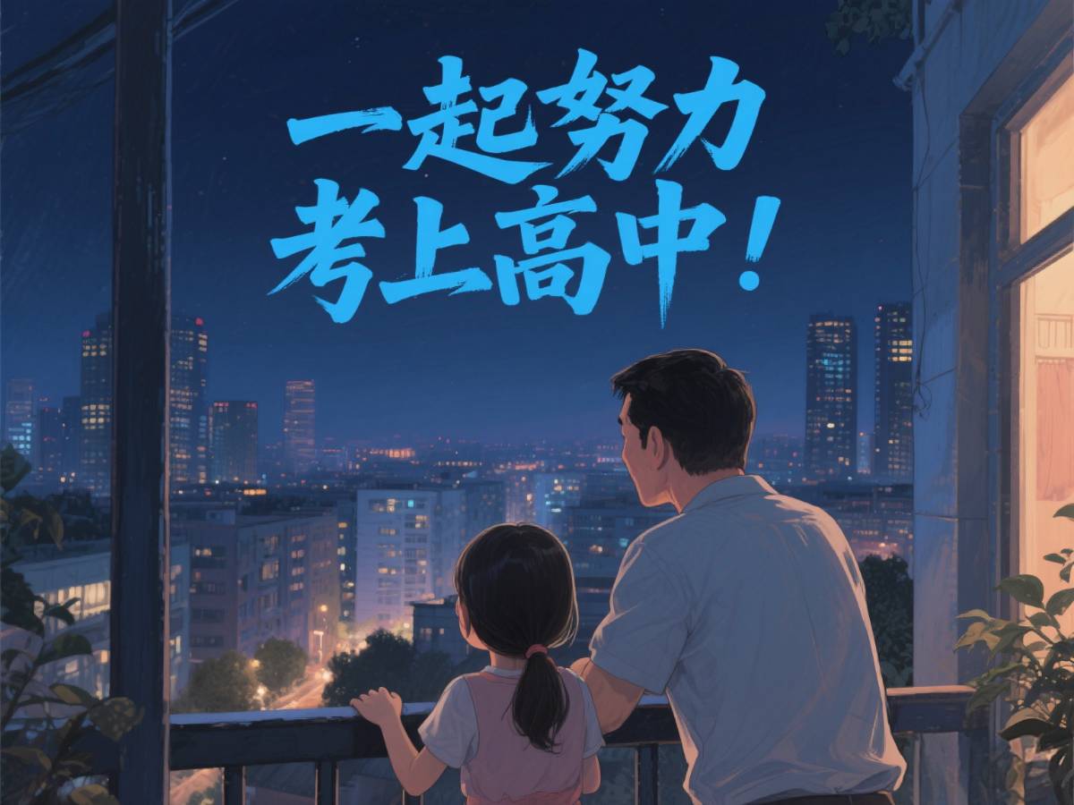 女儿目前的学业成绩距离考入高中尚有差距