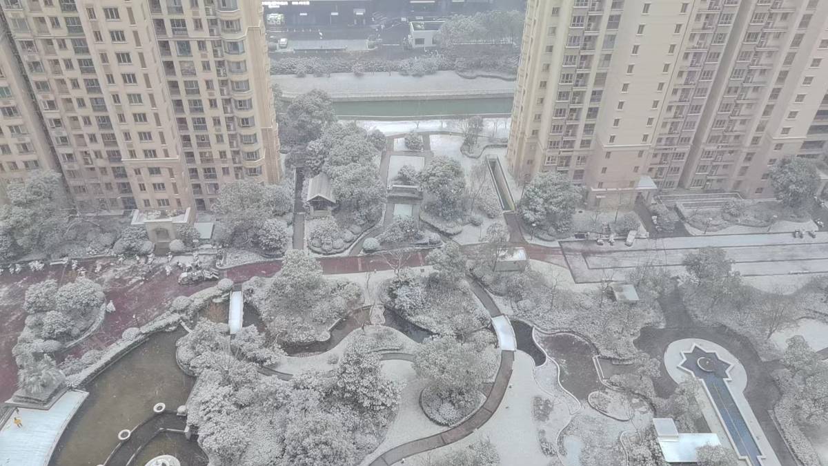 雪落南通，岁末添喜