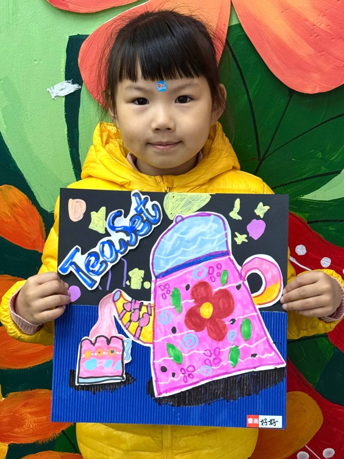 小女儿在童画的作品